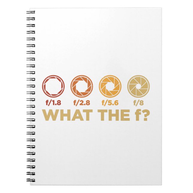 Cuaderno Fotógrafo | Regalo fotográfico de la profesión de  (Frente)