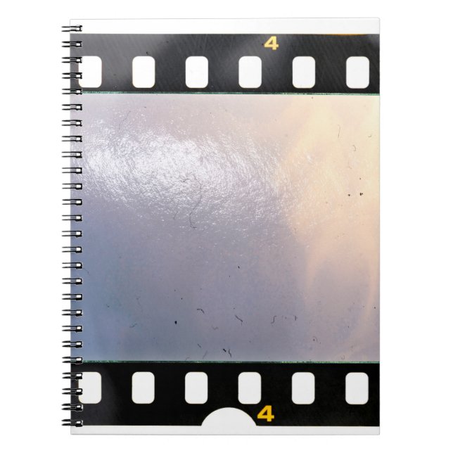 Cuaderno Fotograma de película de 35 mm en blanco o tira so (Frente)