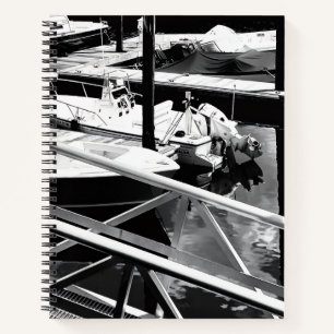 Cuaderno Fotomarina de muelle de barco ribera náutica