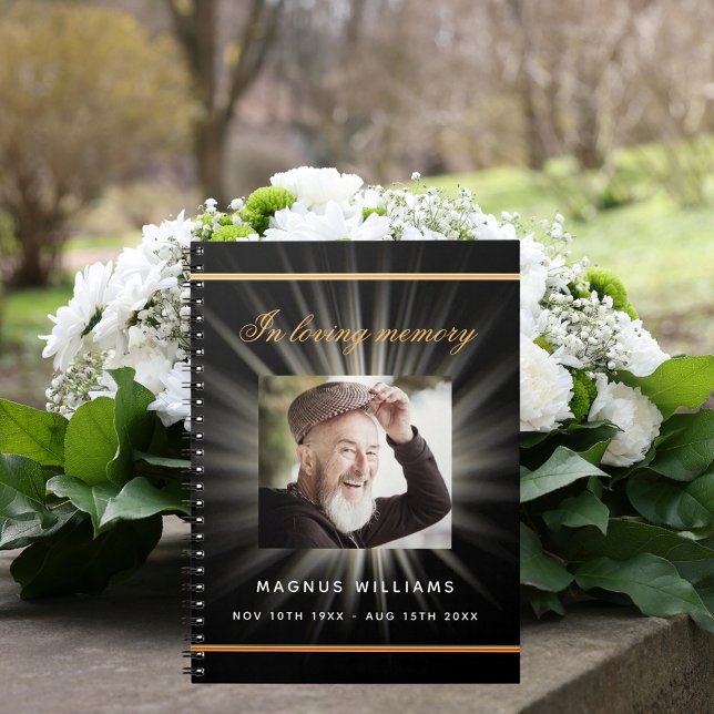 Cuaderno Fotos conmemorativas del funeral de oro negro (Subido por el creador)