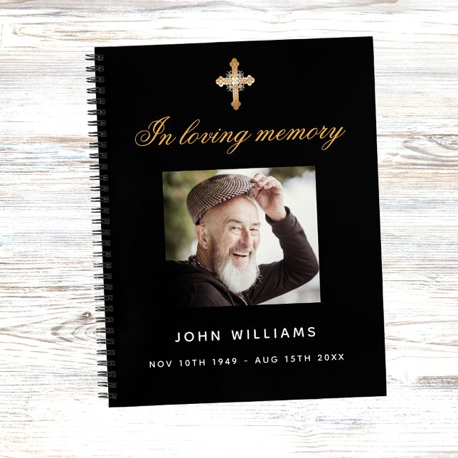 Cuaderno Fotos conmemorativas del funeral de oro negro (Subido por el creador)