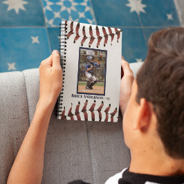 Cuaderno Fotos de béisbol Blancas Limpias VERTICALES