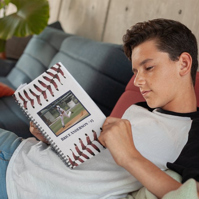 Cuaderno Fotos de béisbol Limpiar HORIZONTAL Blanco (Subido por el creador)