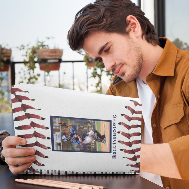 Cuaderno Fotos de béisbol Limpiar VERTICAL Blanco (Subido por el creador)