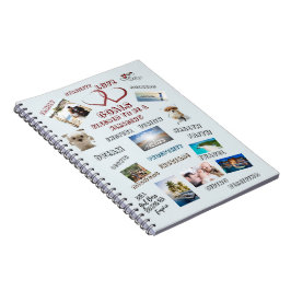 Cuaderno Fotos de Collage de Tablero de Visión de Metas Ins