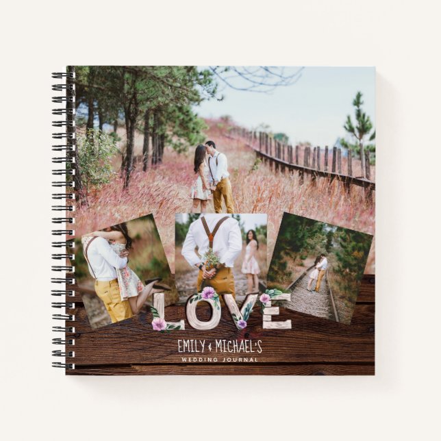 Cuaderno Fotos de ducha de Boda de Lilac, amor ruso (Anverso)