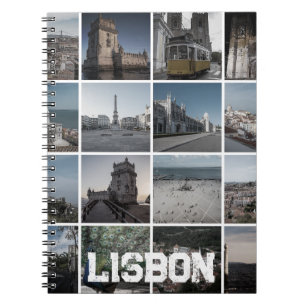 Cuaderno Fotos de Lisboa mosaico, Portugal