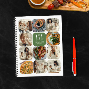 Cuaderno Fotos de Recetas Familiares en Esquinas Redondas V