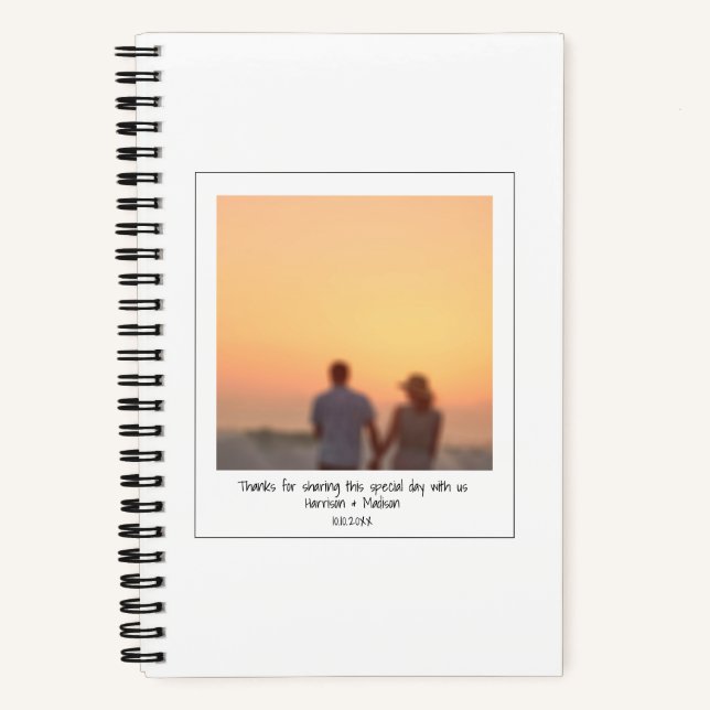 Cuaderno Fotos instantáneas retro amigos nombres personaliz (Anverso)