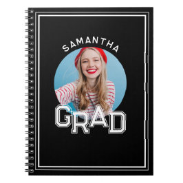 Cuaderno Fotos Modernas y Simples de Graduación de Escuela 