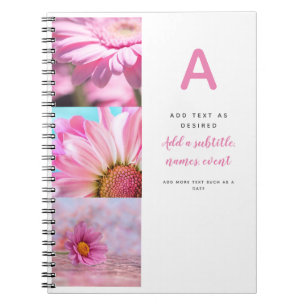 Cuaderno Fotos personalizadas de plantillas de bloc de nota