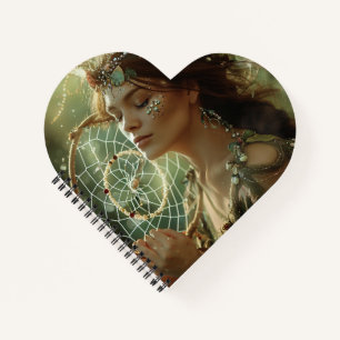 Cuaderno Fotos tribales del Boho americano nativo Dreamcatc