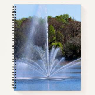 Cuaderno Fountain On A Pond