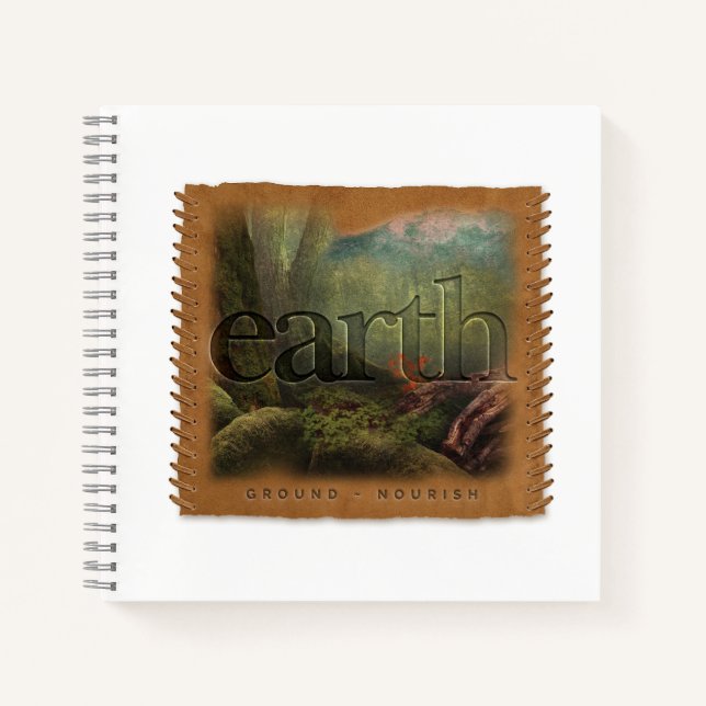 Cuaderno Four Elements - Earth - Journal (Anverso)