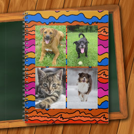 Cuaderno Four Photo Templates Abstract Art School