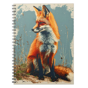 Cuaderno Fox de época: Encanto eterno por la vida salvaje