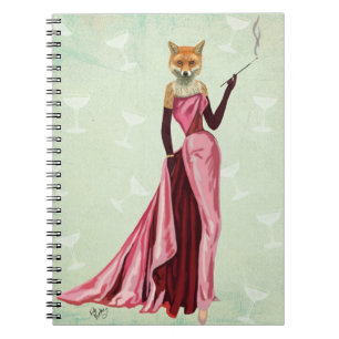 Cuaderno Fox de glamour en rosa 2