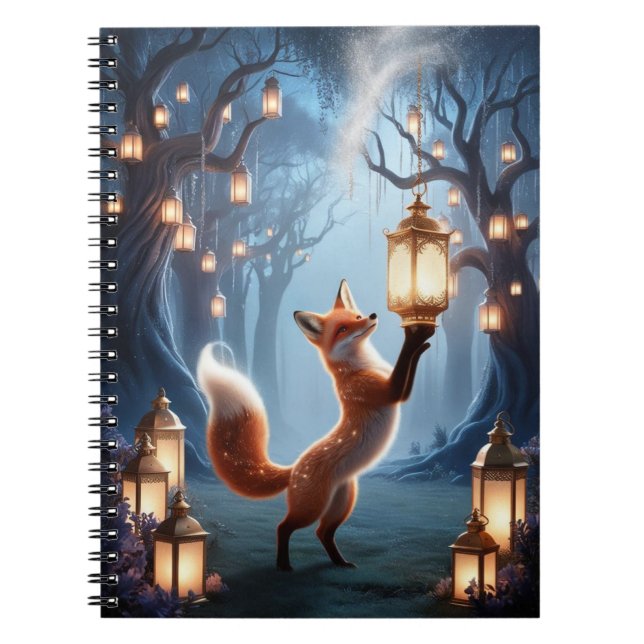 Cuaderno Fox Journal encantada - Bloc de notas para animale (Frente)