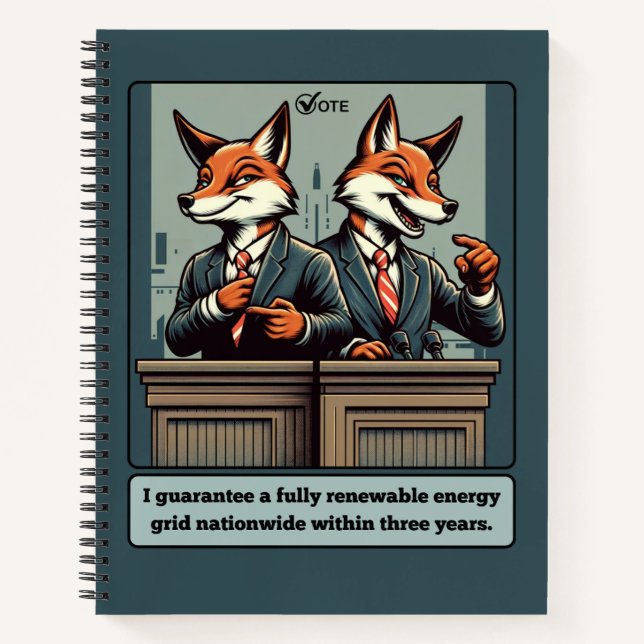 Cuaderno Fox presidencial - Gracioso animal satírico (Anverso)