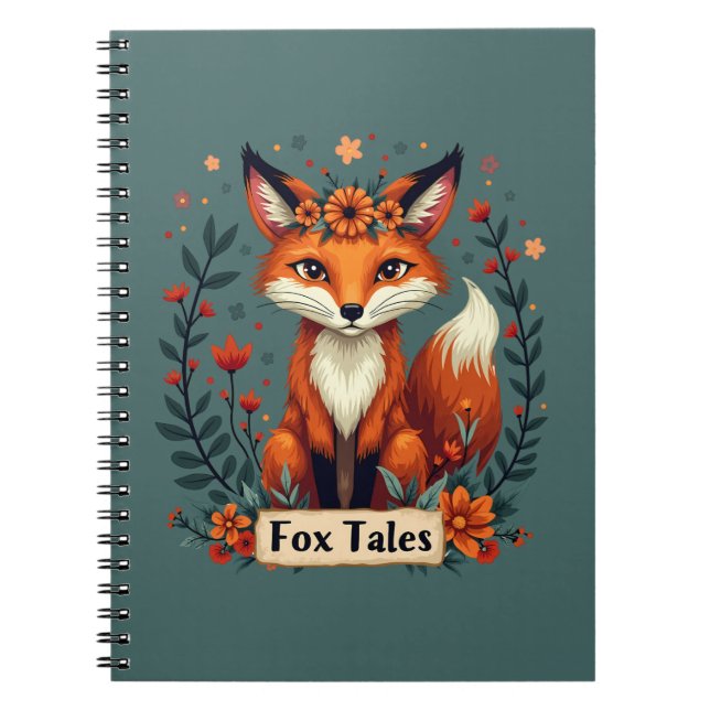Cuaderno Fox Tales Boho Woodland Animal (Frente)