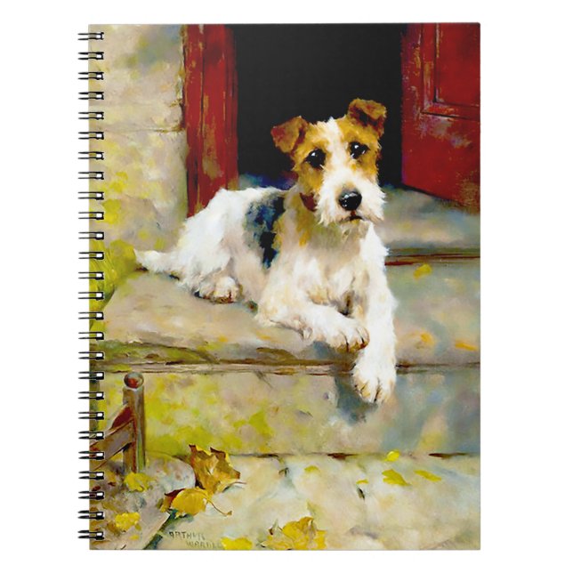 Cuaderno Fox Terrier de Arthur Wardle (Frente)