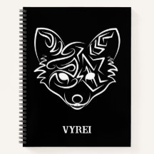 Fox tribal negra y blanca