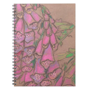 Cuaderno Foxgantes, pastas suaves, boceto de vida, flowe de