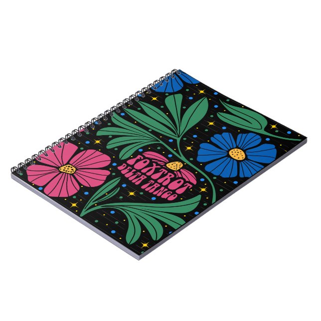 Cuaderno Foxtrot Delta Tango Flower Boho (Lado Izquierdo)