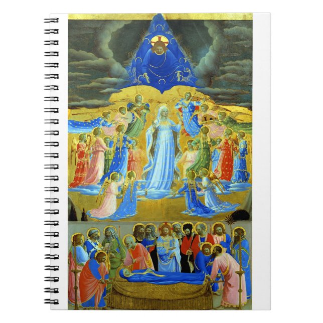 Cuaderno Fra Angelico La muerte y asunción de María (Frente)