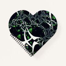 Fractal blanco imperfecto en el espacio negro, de 