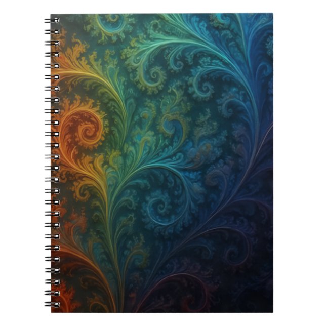 Cuaderno Fractal Colorido (Frente)