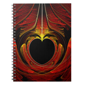 Cuaderno Fractal - Corazón - Amor Victoriano