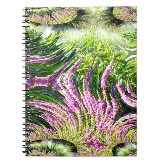 Cuaderno Fractal de paisajes de bog (Frente)