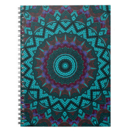 Cuaderno Fractal Mandala Círculo Geométrico Suroeste