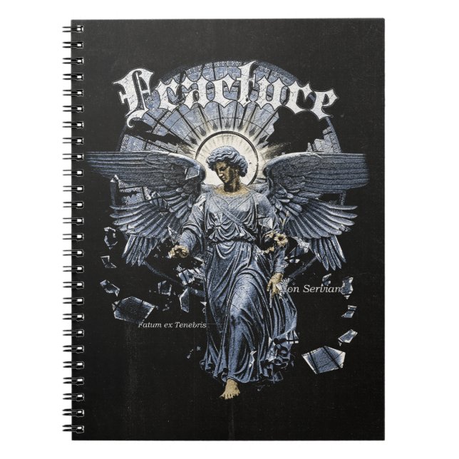 Cuaderno Fractura - Diseño de Streetwear Gótico (Frente)