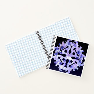 Cuaderno Fragmento Solar abstracto Geométrico 