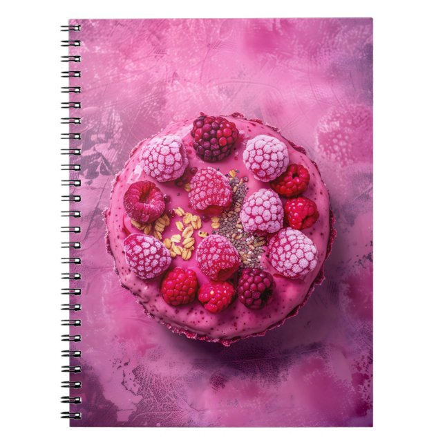 Cuaderno frambuesas, (Frente)