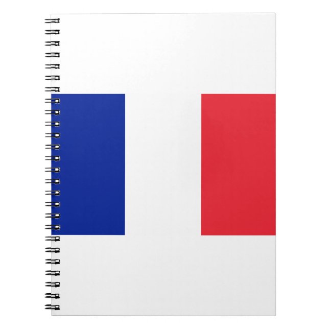 Cuaderno Française - Bandera de Francia (Frente)