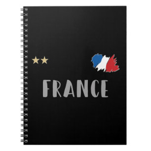 Cuaderno France Soccer Football Fan Shirt French Flag