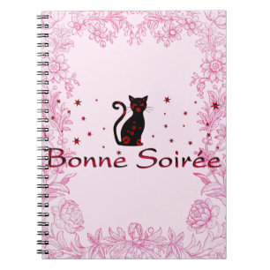 Cuaderno Francés: Bloc de notas Bonne Soiree