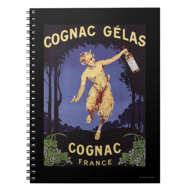 Cuaderno Francia: Cartel promocional de las gelas del Cogna (Frente)