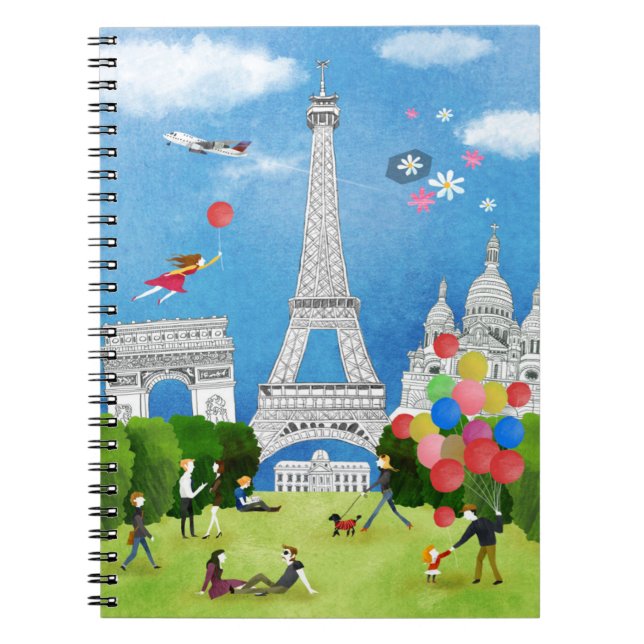 Cuaderno Francia colorida (Frente)