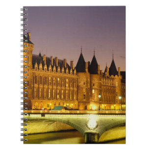 Cuaderno Francia, París, Conciergerie y río Sena en