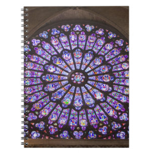 Cuaderno Francia, París. Detalle interior de vidrieras