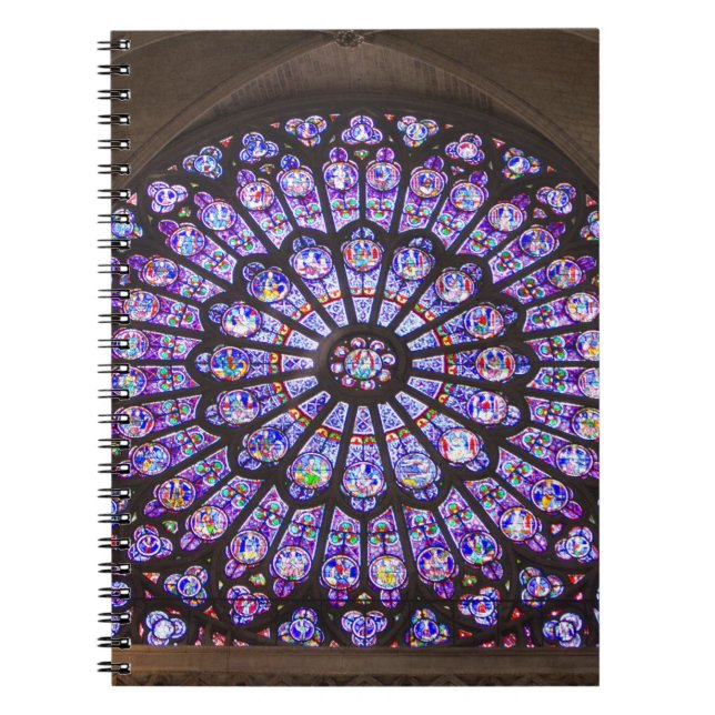 Cuaderno Francia, París. Detalle interior de vidrio de colo (Frente)