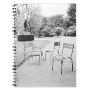 Cuaderno FRANCIA, París: Estatua en los Jardines de Luxembu