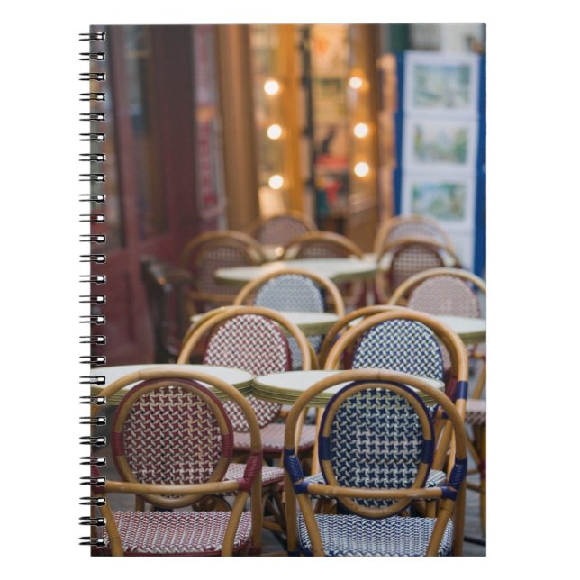 Cuaderno FRANCIA, PARÍS, Montmartre: Place du Tertre, Café  (Frente)