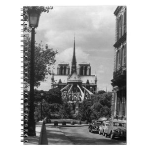 Cuaderno Francia vintage París notre dame isla saint louis