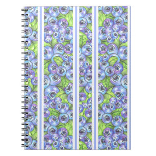 Cuaderno franjas de arándano