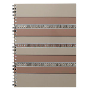 Cuaderno Franjas de mosaico del desierto